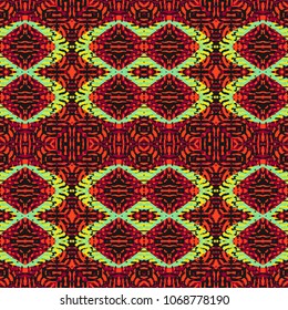 Endless color engraving pattern. Texture for certificate or diploma, currency and money design. Single-leaf woodcut, xylography, printmaking. Vector Illustration