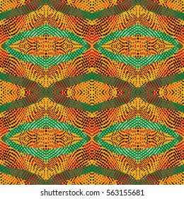 Endless color engraving pattern. Texture for certificate or diploma, currency and money design. Single-leaf woodcut, xylography, printmaking. Vector Illustration