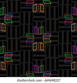 Endless colorful  abstract pattern. Background texture.  Vector illustration.