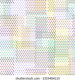 Endless colorful pattern with stars have been scattered randomly