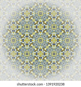 Endless colorful pattern for wallpapers, design and backgrounds, vector  pattern in yellow and blue.