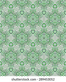 Endless colorful symmetric pattern, graphic design. Geometric intertwine optical composition, clear EPS10.