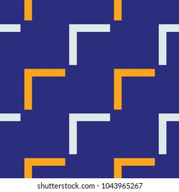 Endless diagonal flow seamless pattern. Strict line geometric pattern for your design.