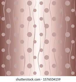 Endless elegant design. Marble with imitation of rose gold. Seamless pattern. Rose marble. Repeating background for design, gift wallpaper, wrapping paper, wrapper, prints. Luxurious abstract backdrop