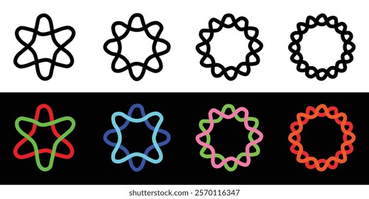 Endless eternity knot vector illustration, Vector- EPS 10.