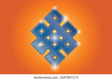 Endless eternity knot vector illustration 