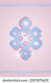 Endless eternity knot vector illustration 