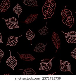 Endless fall botanical backgrounds for fabric, cards, print, banners, websites