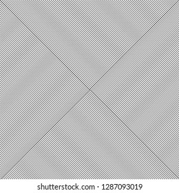 Endless geometric modern creative striped pattern

