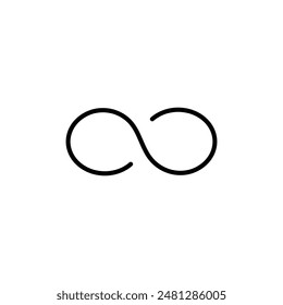 Endless Infinity Symbol Icon for Infinite Possibilities