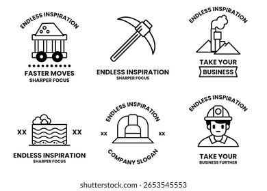 Endless inspiration is the idea behind these six images. They all have a similar theme and are meant to inspire people to think big and never give up