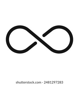 Endless Loop Infinity Icon for Continuous Services