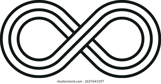 Endless Loop Infinity Symbol Vector Illustration