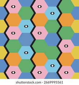 Endless loopable edge infinite scroll pattern design vector