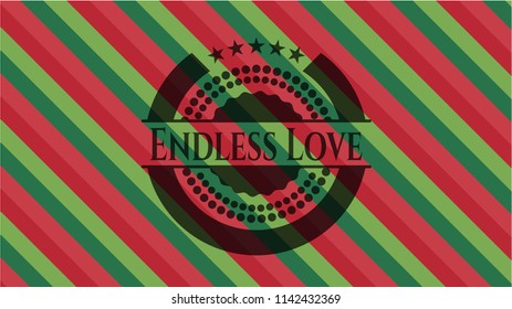 Endless Love christmas style badge..