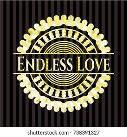 Endless Love gold badge or emblem