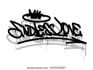 ENDLESS LOVE graffiti tag style design