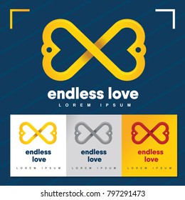 Endless love logo. Creative image