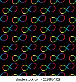 Endless love is you romantic seamless pattern
