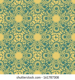 Endless luxury retro underlying grid for packaging printing, paper, wallpaper, tiles and ceremonial textiles and accessories