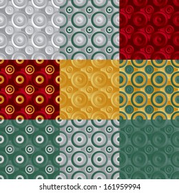 Endless luxury retro underlying grid for packaging printing, paper, wallpaper, tiles and ceremonial textiles and accessories