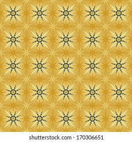 Endless luxury retro underlying grid for packaging printing, paper, wallpaper, tiles, fabrics and accessories with the theme of stars