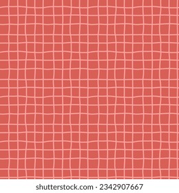 Patrón de rayas a cuadros de arándanos sin foco, de líneas dibujadas a mano desiguales. El diseño minimalista de la superficie para la decoración casera.