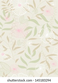 endless pattern with beautiful vegetation fabric texture branch abstraction background scene textile tissue sprout flooring ornate luxurious imprint beauty material art decorative original drip graphi