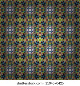 Endless pattern can be used for ceramic tile, linoleum, textile, backgrounds. Vector seamless abstract pattern with diagonal stripes on texture background in retro blue, violet and green colors.