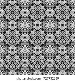 Endless pattern can be used for ceramic tile, wallpaper, linoleum, textile, backgrounds. Vector seamless abstract pattern with diagonal stripes on texture background in white, gray and black colors.