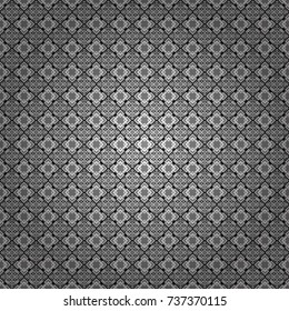 Endless pattern can be used for ceramic tile, wallpaper, linoleum, textile, backgrounds. Vector seamless abstract pattern with diagonal stripes on texture background in gray, black and white colors.