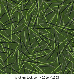 Endless pattern of Christmas tree needles. Vector print for printing. Forest pattern.
