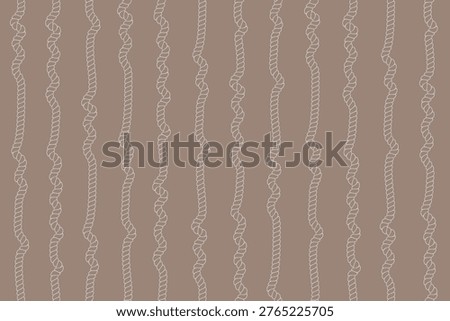 endless pattern of decorative unique rope lines
