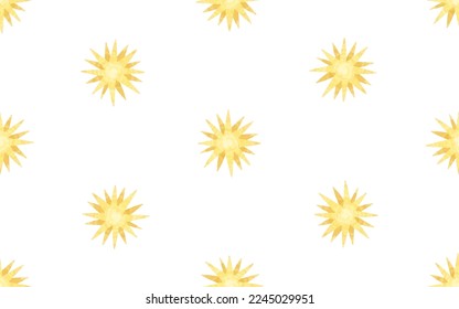interminable patrón con estrellas doradas, papel de pared infantil lindo
