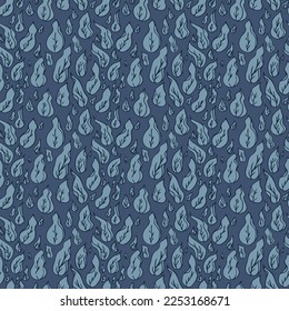Patrón interminable con hojas en colores oscuros. Diseño para textiles, prendas de vestir, souvenirs, vajilla, cuadernos, materiales impresos, accesorios para la tecnología, etc.