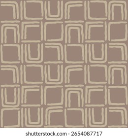 endloses Muster von natürlichen Zeichnungslinien Grafik