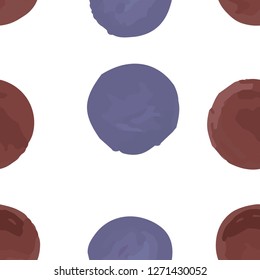 Endless pattern in Polka-Dot. Perfect for your design, textile,  pattern fills, posters, cards, web page background etc. Pattern under the mask. Vector.