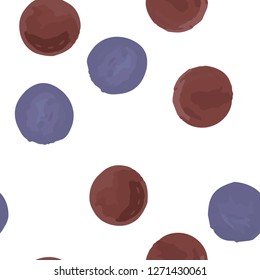 Endless pattern in Polka-Dot. Perfect for your design, textile,  pattern fills, posters, cards, web page background etc. Pattern under the mask. Vector.