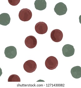 Endless pattern in Polka-Dot. Perfect for your design, textile,  pattern fills, posters, cards, web page background etc. Pattern under the mask. Vector.