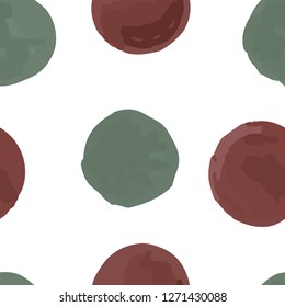 Endless pattern in Polka-Dot. Perfect for your design, textile,  pattern fills, posters, cards, web page background etc. Pattern under the mask. Vector.