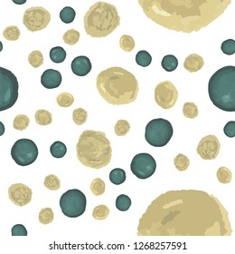 Endless pattern in Polka-Dot. This pattern can be used for for your design, textile,  pattern fills, posters, cards, web page background etc. Pattern under the mask. Vector.