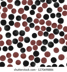 Endless pattern in Polka-Dot. This pattern can be used for for your design, textile,  pattern fills, posters, cards, web page background etc. Pattern under the mask. Vector.