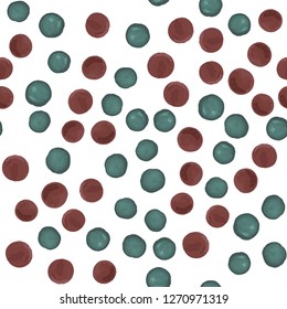 Endless pattern in Polka-Dot. This Seamless pattern can be used for for your design, textile,  pattern fills, posters, cards, web page background etc. Pattern under the mask. Vector.