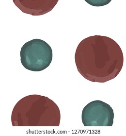 Endless pattern in Polka-Dot. This Seamless pattern can be used for for your design, textile,  pattern fills, posters, cards, web page background etc. Pattern under the mask. Vector.