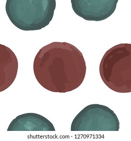 Endless pattern in Polka-Dot. This Seamless pattern can be used for for your design, textile,  pattern fills, posters, cards, web page background etc. Pattern under the mask. Vector.