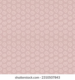 un patrón interminable con remolinos. fondo rosa polvoriento con remolinos.