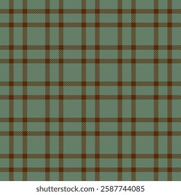 Endless plaid check tartan, styled texture pattern fabric. Symmetry seamless textile vector background in pastel and orange colors palette.