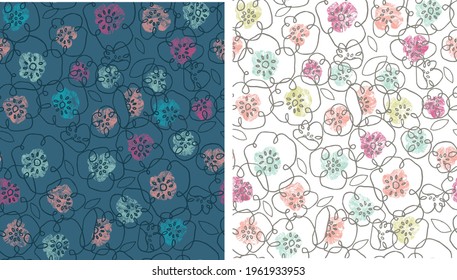  endless print on fabric. vector abstract illustration. animal background. doodle vector seamless wallpaper cartoon background