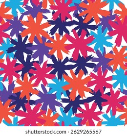 Rapport sans fin pour l'emballage, les textiles, le découpage, motif mural en marbre sur fond floral. 