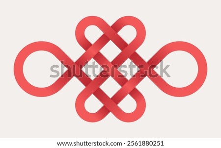 Endless red knot for Lunar New Year.